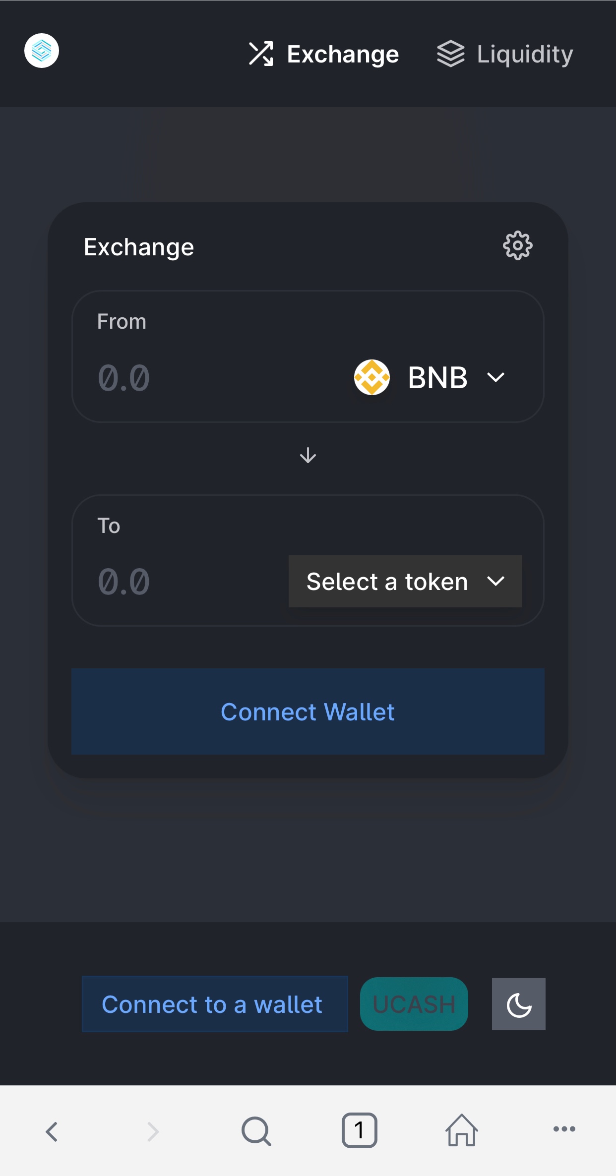 Dark Mode DEX